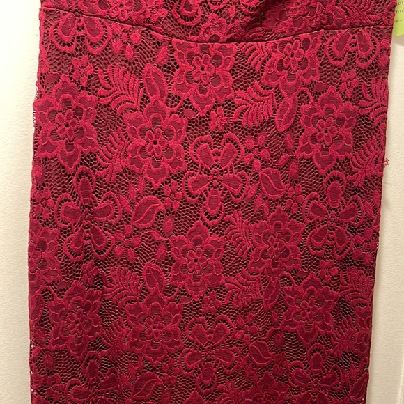 Ruby Red Dress - Picture 3 of 9